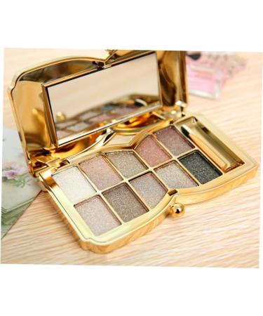 Mikinona Set # Shadow Brush With Makeup Colorful Eyeshadow Eye & Mirror Colors Glitter Flash - Buy Online on GoSupps.com