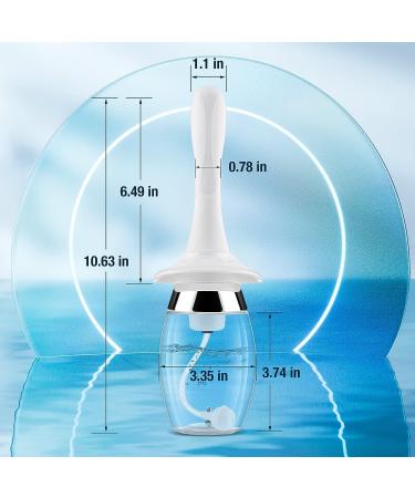 Electric Enema Bulb for Men & Women - 11.8oz Vaginal & Anal Cleaner Douche Kit - Buy Online on GoSupps.com