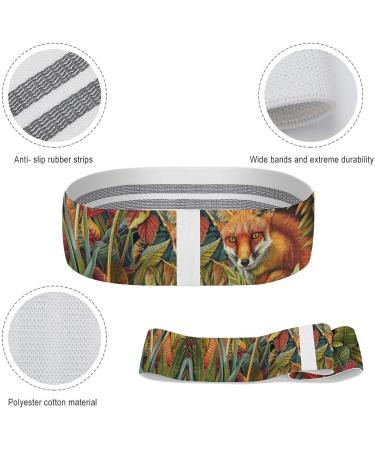 Vibrant Leaf Pattern Resistance Bands | Durable Elastic Leg Bands for Effective Workouts | International Shipping Available - Buy Online on GoSupps.com