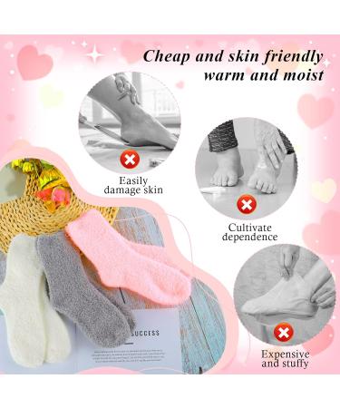 CIATBYYJ Set of 3 pairs of women's cozy gel socks - Moisturizing spa socks - Coral lotion socks - Buy Online on GoSupps.com