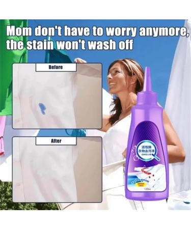 2024 New Enzyme Cleaner Clothing Stain Remover Lazy laundry artifact Natural Fabric Stain Remover for Laundry White Clothes Detergent 1Pcs - Buy Online on GoSupps.com