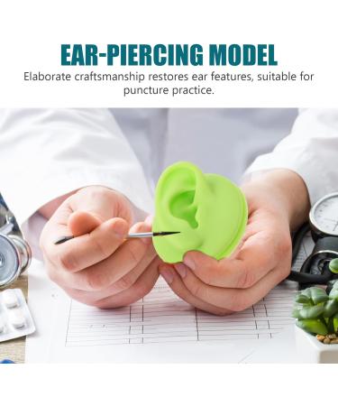 MAGICLULU Realistic Piercing Ear Set 2pcs Artificial Ear Molds for Studs and Jewelry - Buy Online on GoSupps.com