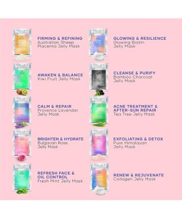 Hydrating Jelly Face Mask for Professional Facials - Nourishing & Soothing Gel Mask for Dry Skin - Minimize Pores & Reduce Wrinkles - 10 Treatments - Buy Online on GoSupps.com