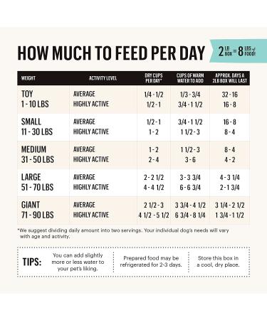 The Honest Kitchen Dehydrated Whole Grain Dog Food - Human Grade Beef, 2 lb (Makes 8 lbs) - Complete Meal or Topper - Buy Online on GoSupps.com