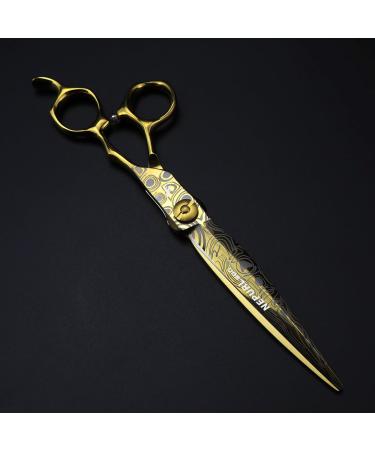 Hair Cutting Scissors Shears 7 Inch Professional Gold JP440c Steel Damask Pattern Hair Scissors Haircut Thinning Barber Cutting Shears Hairdresser Scissors Set - Buy Online on GoSupps.com