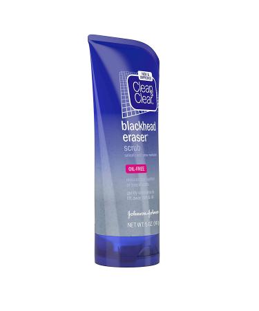 Clean & Clear Blackhead Eraser Oil-Free Facial Scrub 2% Salicylic Acid - Coconut Exfoliating Face Scrub for Acne-Prone Skin (5 Oz, Pack of 2) - Buy Online on GoSupps.com
