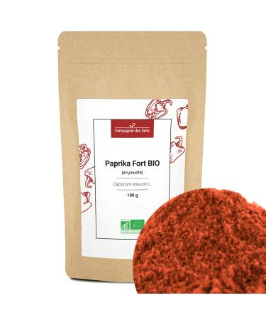 Strong paprika from Hungary Organic - Powder - 100g - Certified Organic Spice