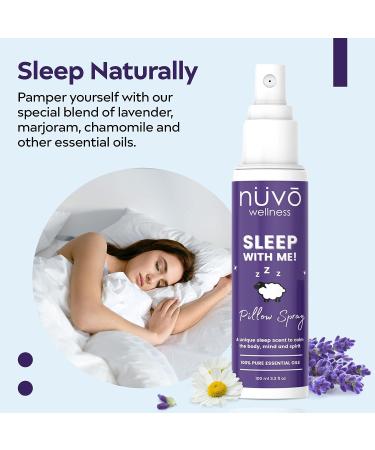 Premium Deep Sleep Pillow Mist with Lavender and Chamomile - Therapeutic Essential Oils for Relaxation and Restful Sleep - Buy Online on GoSupps.com
