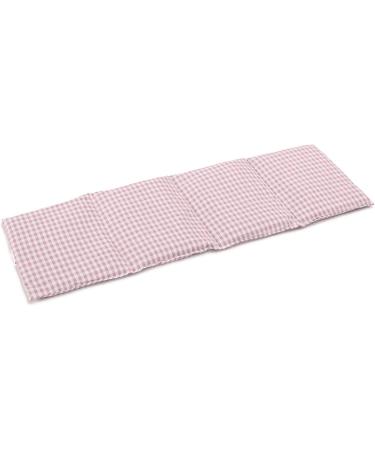 Organic 4-Chamber Linseed Pillow 20x60cm - Pink-White Heat & Grain Pillow for Comfort - International Shipping Available - Buy Online on GoSupps.com