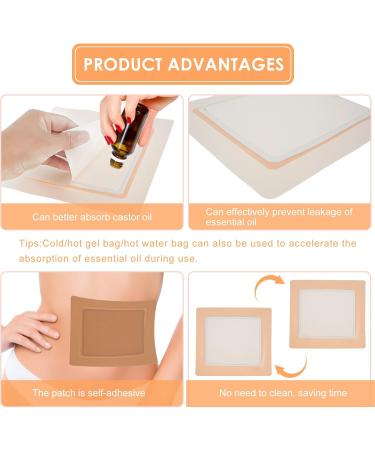 Txkrhwa 10Pcs Waist Essential Oil Pack Set | Self-Adhesive Leakproof & Highly Absorbent Cotton Wraps | Soft & Breathable | Perfect for Pain Relief | Ships Worldwide - Buy Online on GoSupps.com