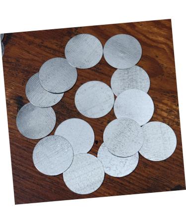 FOMIYES 100pcs Metal Stickers Metal Eyeshadow Pads Eyeshadow Case Pad Makeup Palette Round Metal Rod - Buy Online on GoSupps.com