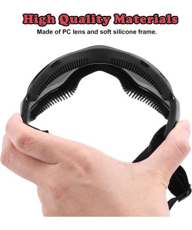 Ownpets Dog Goggles - UV, Snow, Wind, Dust Protection Glasses with Adjustable Strap - Safety Pet Sunglasses for Small and Medium Dogs - Black - Buy Online on GoSupps.com