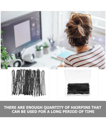 3 Boxes U-clip Hair Clip Bun Hair U Hair Sticks Halloween Hair Clips U Shape Hair French Hair Barrettes Hair Chignon U Shaped Hair Bun for Hair Holiday Bobby Pin Wedding Girl Alloy - Buy Online on GoSupps.com