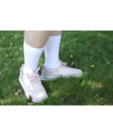 OrthoSleeve Diabetic & Neuropathy Non-Binding Wellness Socks WC4 XL - White Crew (1 Pair) - Buy Online on GoSupps.com