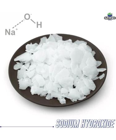 MYOC Sodium Hydroxide flakes 17.63oz (500gm) Sodium Hydroxide for soap Making Cosmetics Make up Beauty and Personal Care Products. 500 gm - Buy Online on GoSupps.com