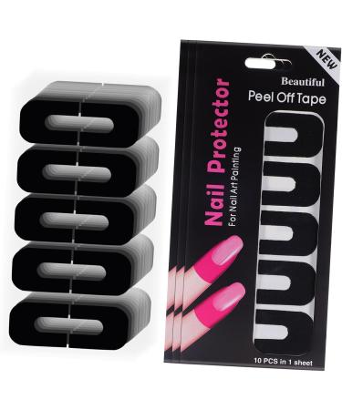 minkissy Nail Polish Protector 400 Sheets tearable Nail Protector Stickers Nail Protective Agent Adhesive Tape Manicure Care Nail Tape Sticker Patch Safety mask Silica Gel 3.00X2.50X0.10CMx4pcs As Shownx4pcs - Buy Online on GoSupps.com