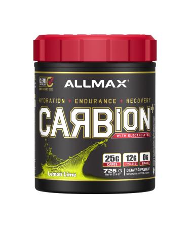 ALLMAX CARBION+ Lemon Lime - 725 g - High-Performance Training Fuel - Boosts Hydration Performance & Recovery - 25 Servings