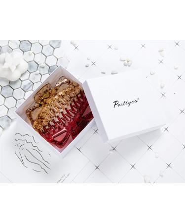 Prettyou 5.5 Large Crystal Plastic Hair Clips - Pack of 2 | Hair Claw Accessories for Women - Buy Online on GoSupps.com