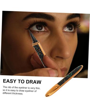 Angoily Self Adhesive Mascara Eyeliner Pencil Liquid Eye Liner Pen No Blooming Eyeliner Cosmetic Paste Drill 1 count (Pack of 1) Colorful - Buy Online on GoSupps.com