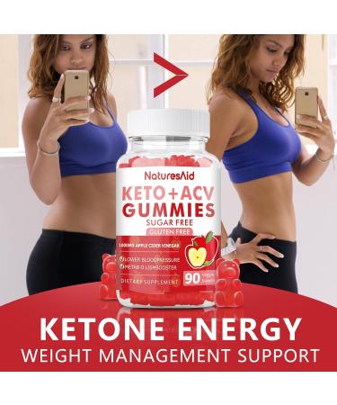 90 CT Keto ACV Gummies - Advanced Weight Loss & Belly Fat Burner - Sugar Free & Gluten Free Diet Supplement for Men & Women - Buy Online on GoSupps.com