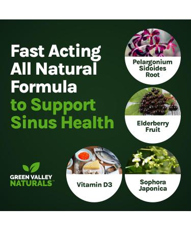 GREEN VALLEY NATURALS My Sinus Miracle Herbal Supplement 90 Capsules (1) - Buy Online on GoSupps.com