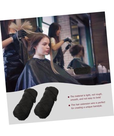 Didiseaon 4 Rolls Brazilian Wool Braid Hair Barettes Color Wigs Women Styling Wig Natural Layered Hair Extensions Hair Pin Hair Accessories Hair Extension Wire Polypropylene Straight Hair - Buy Online on GoSupps.com