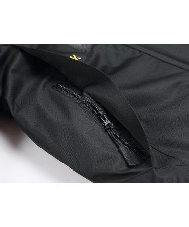 Keevoom Girl's Waterproof Ski Jacket | Fleece Snow Coat with Removable Hood | Size 8-9 | Black - Buy Online on GoSupps.com