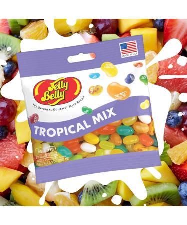 Jelly Belly Tropical Mix Gourmet Jelly Beans 3-Pack Bundle - Christmas & Holidays Candy - Vegan Candy Dairy Free Snacks Kosher Candy Gluten Free Bulk Candy Stocking Stuffers for Teens - Buy Online on GoSupps.com