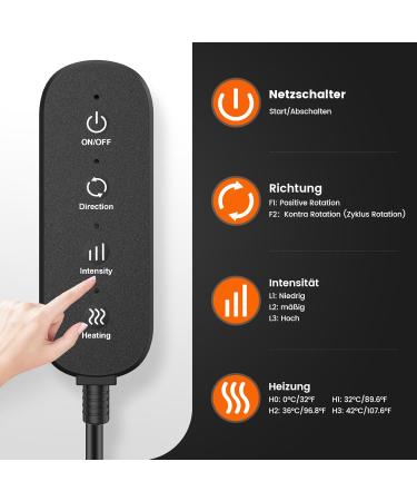 Ikristin Neck Massage Device - Upgraded 3D Shiatsu Massager with Remote Control Deep Tissue Relief & Warmth for Home & Car - Buy Online on GoSupps.com