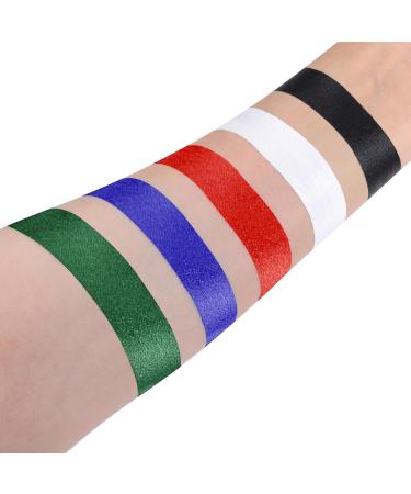 Red Face Paint - Water Based Full Body Halloween Makeup for Adults - Clown Joker Demon Vampire - 1.2 fl oz (35ml - Buy Online on GoSupps.com