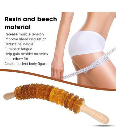 Shop Sungooyue 15-Roll Trigger Point Massage Device - Hand-Held Muscle & Lymph Drainage Massager for Arms Legs Thighs & More - Yellow - Buy Online on GoSupps.com