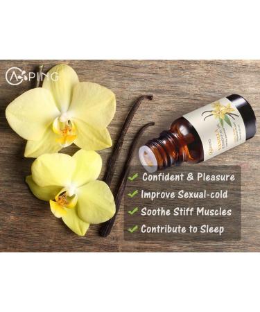 2-Pack Pure Organic Vanilla Essential Oil - 100% Natural Aromatherapy Oil for Diffuser Spa Massage & Yoga - 2x10ML - Buy Online on GoSupps.com