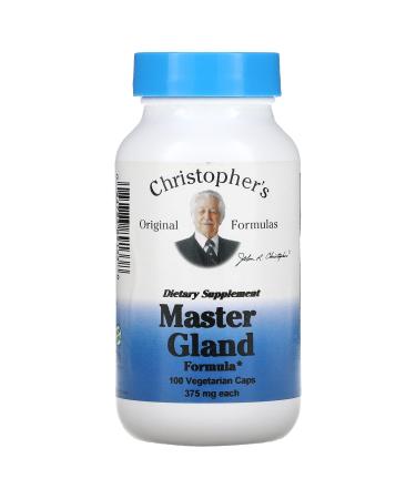 Christopher's Original Formulas Master Gland Formula 400 mg 100 Vegetarian Caps