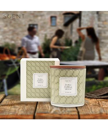 Highly Scented Aromatherapy Candles - Wortham Smokehouse 12oz Natural Soy Wax | 60-70 Hour Burn Time - International Shipping Available - Buy Online on GoSupps.com