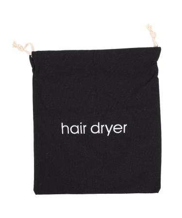 POPETPOP hair dryer storage bag hair styling tools hair dryer holder bag keeps Storage Organizer pouch travel 33x30cm Black