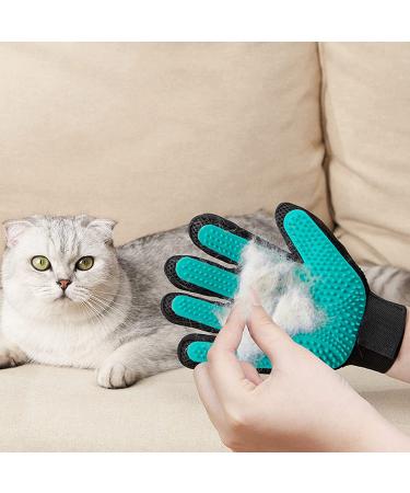 YOUDIWADI Pet Grooming Gloves | Deshedding Glove for Dogs, Cats & Horses | Hair Shedding & Massage Mitt | Remove Long & Short Fur | 1 Pair - Buy Online on GoSupps.com