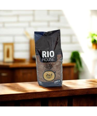 Caf Soluble 2-en-1 Premium Format co 1 kg | M lange Caf & Cr mier V g tal | Id al Distributeurs Bureau et Camping | Pr paration Instantan e (Env. 80 Tasses)