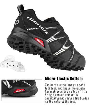 Buy Hitmars Trailrunning Shoes Unisex | Sizes 37-47 | Black & White | International Shipping Available - Buy Online on GoSupps.com