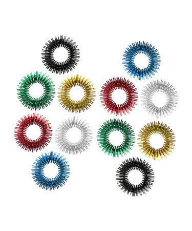 Gatuida 12th finger massage device roller toy toy handlapping toys massage rings for the fingers acupressure play set for children of noiseless finger massage roller children's toys mini feather 2.8*2.8cm As shown