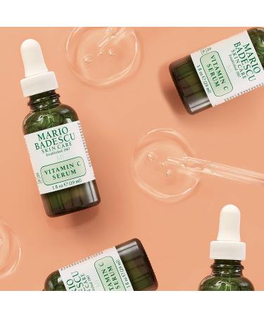 Mario Badescu Vitamin C Serum | Lightweight Serum for All Skin Types with Vitamin C & Sodium Hyaluronate | Visibly Reduces Aging Signs | 1 Fl Oz - Buy Online on GoSupps.com