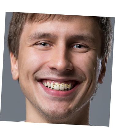  Healeved Healeved Hiphop Zestans Gold Plated Water Drop Braces Drop Tooth Caps Lower Teeth Caps Drop Tooth Caps Teeth Drop Cap Teeth Hiphop Teeth Drop Caps Gold - Buy Online on GoSupps.com