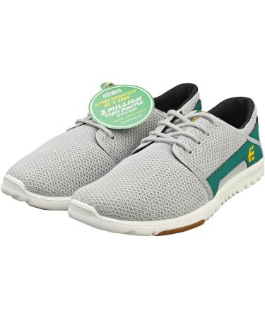 Etnies SCOUT Men's Indoor Shoes - 45 EU | Light Grey & Yellow | International Shipping Available - Buy Online on GoSupps.com
