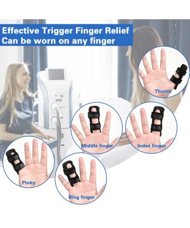 Xxerciz 3 Pcs Trigger Finger Splints - Finger Support Brace for Pain Relief & Stabilization | Ideal for Index Middle Ring Finger - International Shipping Available - Buy Online on GoSupps.com