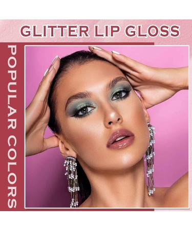 3PCS Liquid Glitter Lipstick & Gloss Set | Shimmer & Matte | Long-Lasting & High Pigment | Halloween Makeup Gift - Set D - Buy Online on GoSupps.com