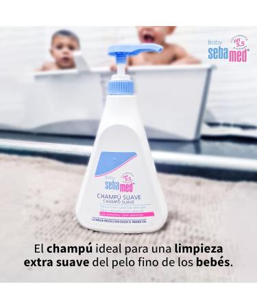 SEBAMED Baby Soft Shampoo 500ml - Gentle Care for Thin & Delicate Skin Extra Soft Cleansing for Children's Hair - Ideal for Sensitive Scalp - Buy Online on GoSupps.com