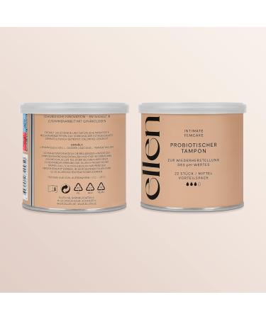 Prediotic Tampons Normal (22 pcs) - Ellen Probiotic Tampons for Vaginal Health - Advantage Pack - Buy Online on GoSupps.com