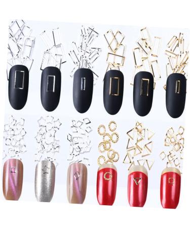 Ipetboom 2 Boxes Nail Accessories Nail Jewelry Nails Decoration Metal Rivet Metal Decor Nail Art Decoration Nail Decorations for Nail Art Nail Rhinestone Gold Trim Assorted 3d Gem - Buy Online on GoSupps.com