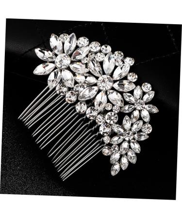 DOITOOL Bride Comb Rhinestone Comb Green Faux Fur Scrunchies Pearl Hair Clip Pearl Veil Wedding Headpiece for Bride Rhinestone Hair Comb Crystal Headpiece Rhinestones Accessories - Buy Online on GoSupps.com