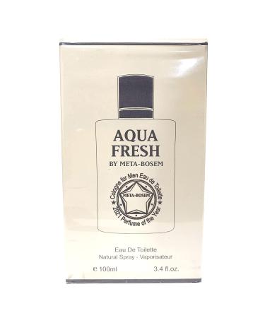 META-BOSEM Aqua Fresh Men's Cologne Eau de Toilette Natural Spray - Fresh Woody Scents - Aquatic Marine Notes - Great Holiday Gift - for All Day Use - a Classic Bottle 3.4 Fluid Ounce/100Ml Aqua Fresh 3.4 Fl Oz (Pack of 1) - Buy Online on GoSupps.com