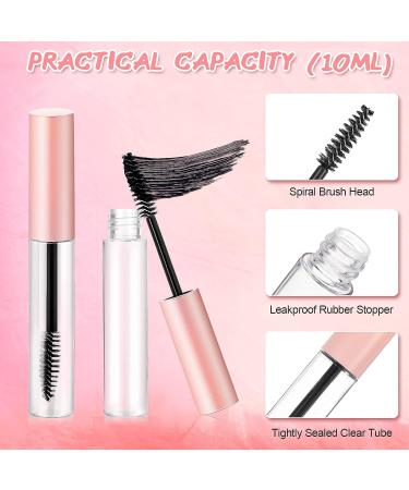 Pink 30 Pieces 10ml Empty Mascara Tubes with Funnels - DIY Cosmetics Container Set - Buy Online on GoSupps.com